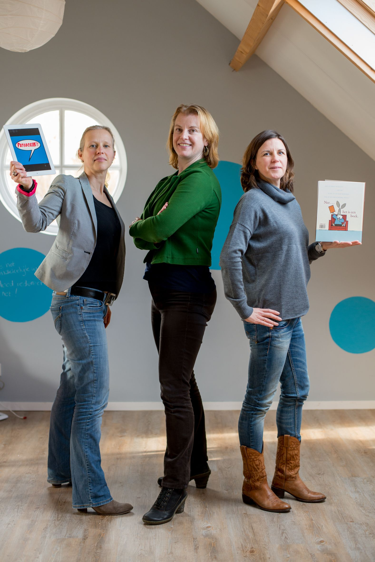 Liesbeth Rosendaal, Annemiek de Groot en Juul Lelieveld