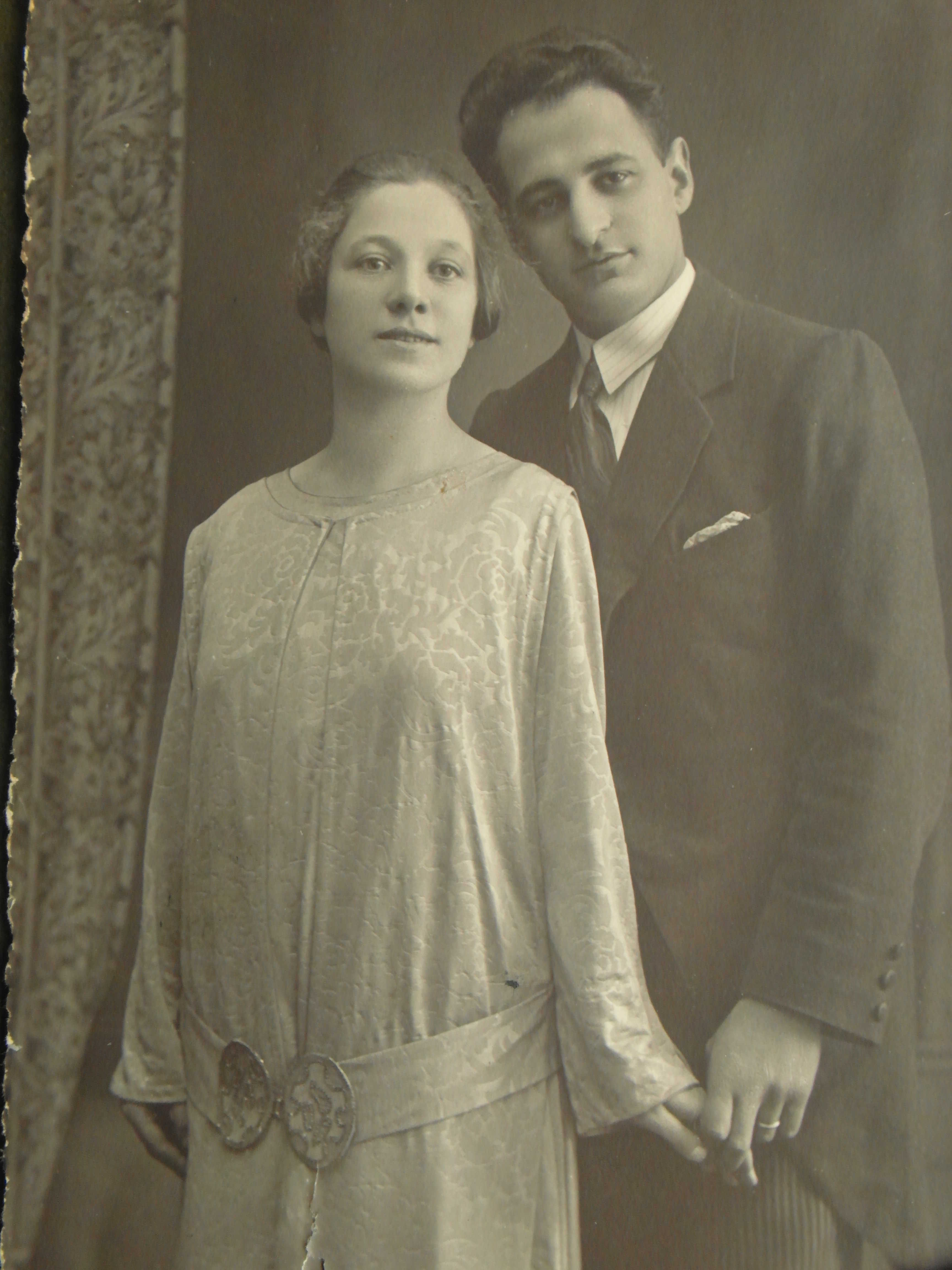 Karel en Johanna in 1925.